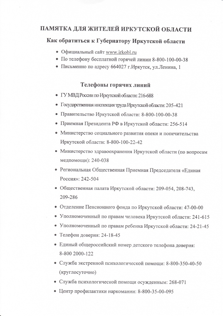 Памятка